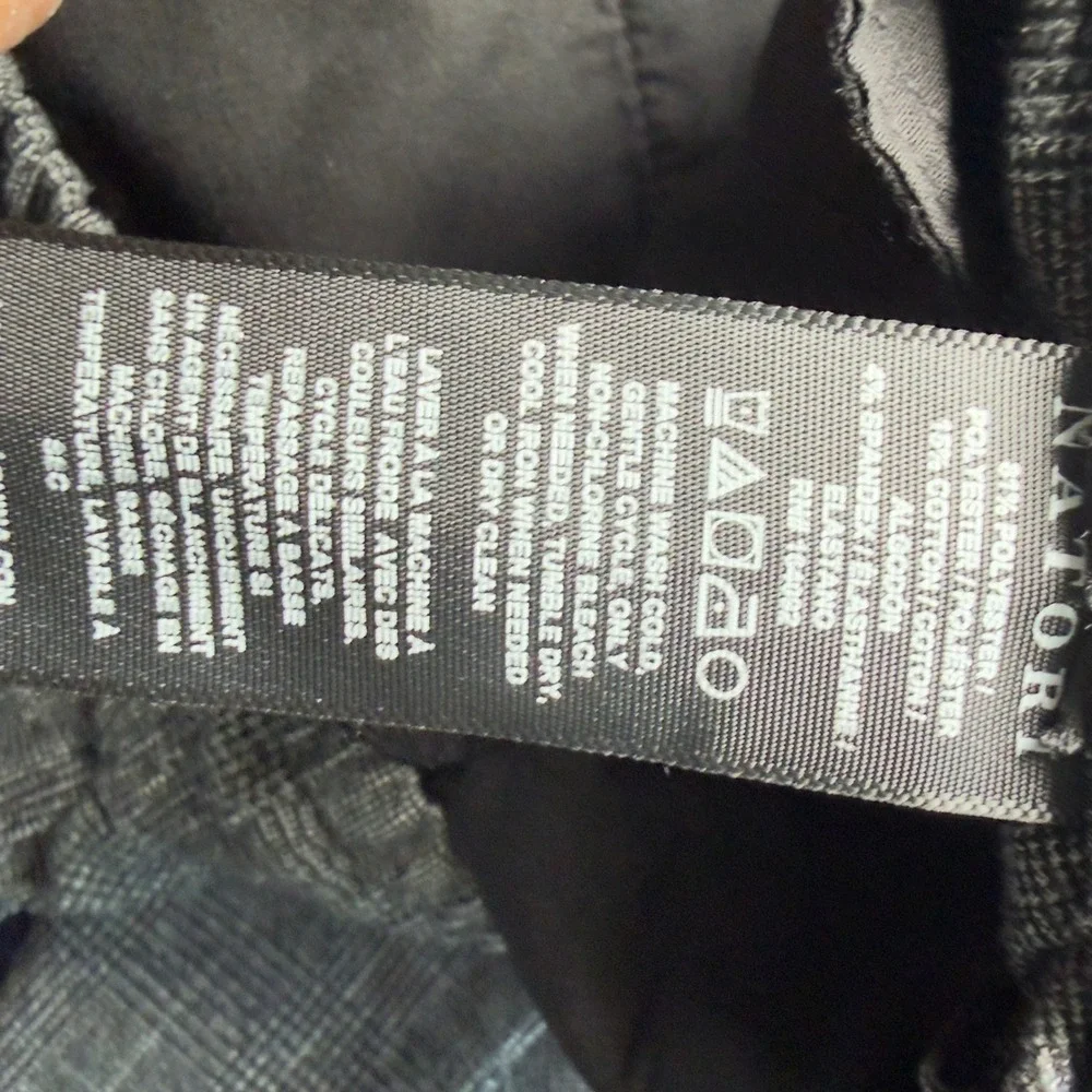 Natori Men XL Charcoal‎ Dogen Glen Plaid Casual Lounge Pants Quiet Luxury Nordic